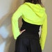 Neon Yellow Hoodie Shrug