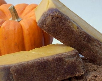 Pumpkin Sugar Scrub Soap - The Great Pumpkin Soap with Pumpkin Puree and Brown Sugar - Pumpkin Pie Desert Soap