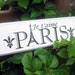 Paris Wooden Sign Shabby Chic...