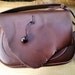 Handmade, LARGE Leather bag satchel, Fairy inspired, Conker brown, ELDER 1797