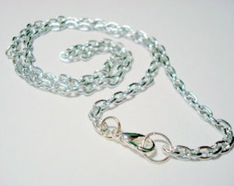 Silver-Plated Chain for Pendants