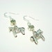 Silver Dala Horse Earrings
