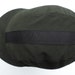 Brushed Twill Cycling Cap - Dark Green and Black