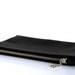 UNISEX black leather pouch