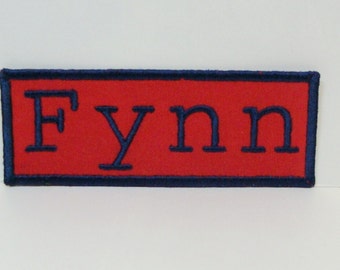 Name Patch Embroidered Applique-100224