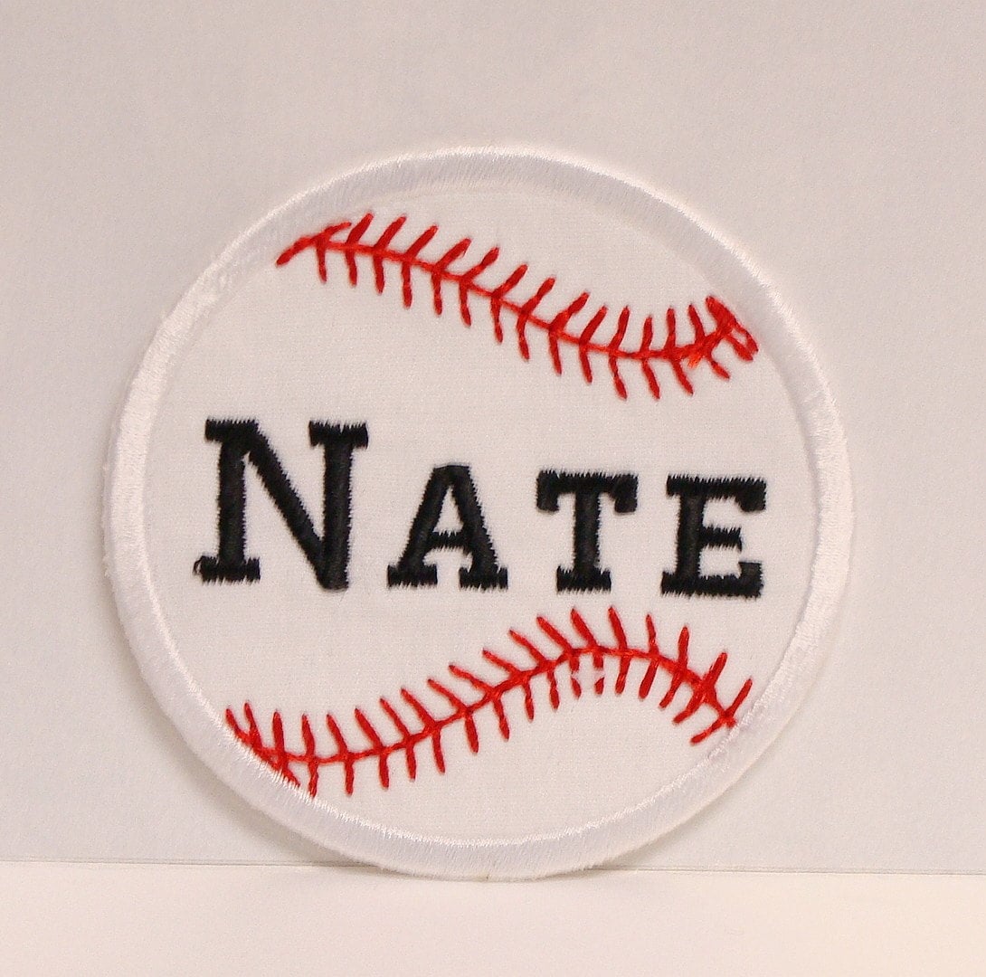 Baseball Personalized Patch Embroidered Clothing Applique