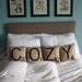Letter Pillows - COZY