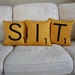 Letter Pillows - Limited Edition "Words With Friends" Color