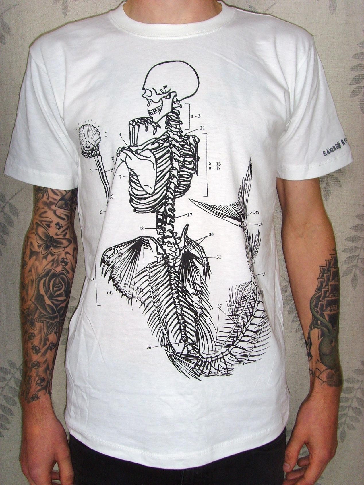 mermaid t shirt mens