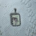 Lavender Flowers Broken China Pendant