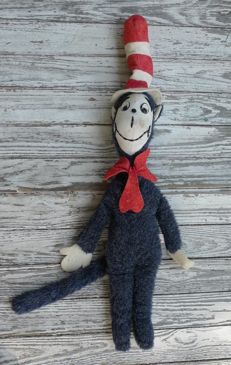 the cat in the hat stuffed animal