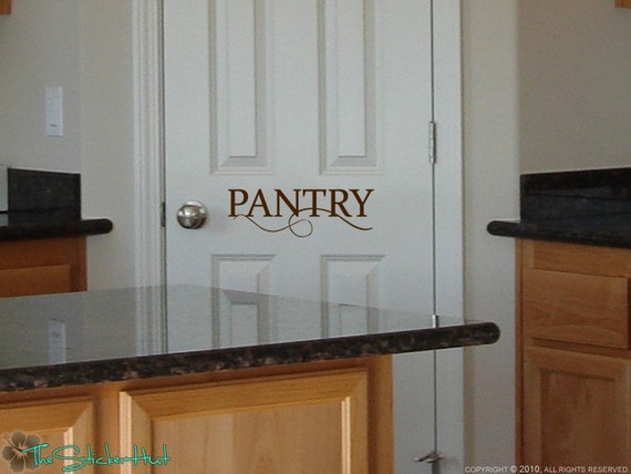  Pantry Door Decal Organization Home Decor by thestickerhut