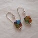 millefiori candy earring