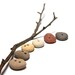 Pebbles Drilled Beach Stones - Genuine Organic Notions Link Beads - "Baby Soft Buttons" by StoneMe