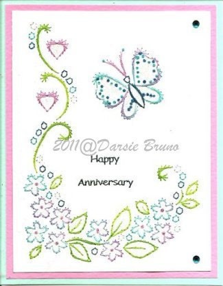 Embroidery Card Patterns - My Patterns - Free Pattern Cross Stitch