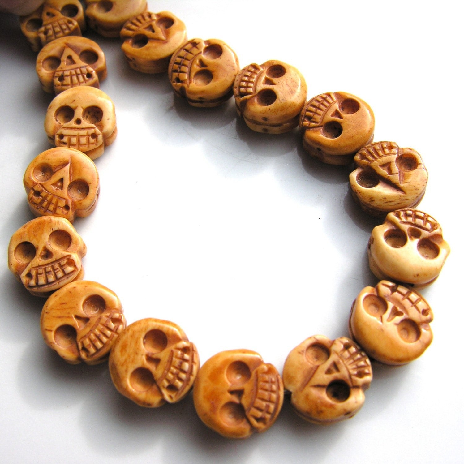 Bone Skull Beads 2
