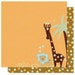 Safari Boy Scrapbooking Paper Double Sided 12 x 12