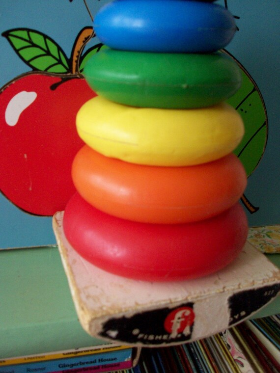 very vintage fisher price ring stacker