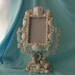 Beach Decor--Aqua Beach Glass and Seashell Mirror/picture frame