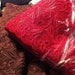 Ruby Red Heavy Lace 5 Inches wide clothing design,wedding decor by Rosanna Hope