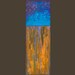 Large Original Modern Abstract Heavy Texture Impasto Acrylic Painting "The Cliff" by QIQIGALLERY 12x36x0.8