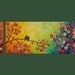 36 Original Modern Abstract Heavy Texture Impasto Painting Love Birds Tree Branches Landscape Wall Decor "Beautiful Day" by QIQIGALLERY