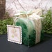 Body Powder and Loofah Soap Set Bergamot and Tarragon