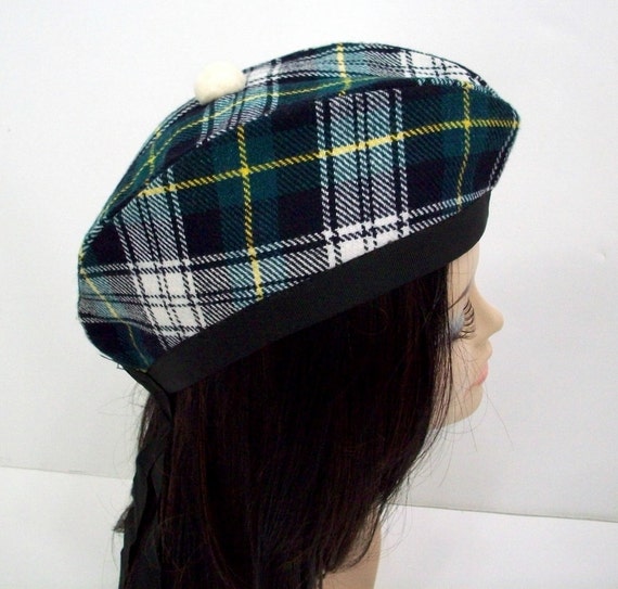 Vintage 60's Scottish Hat Glengarry by SuzisCornerBoutique