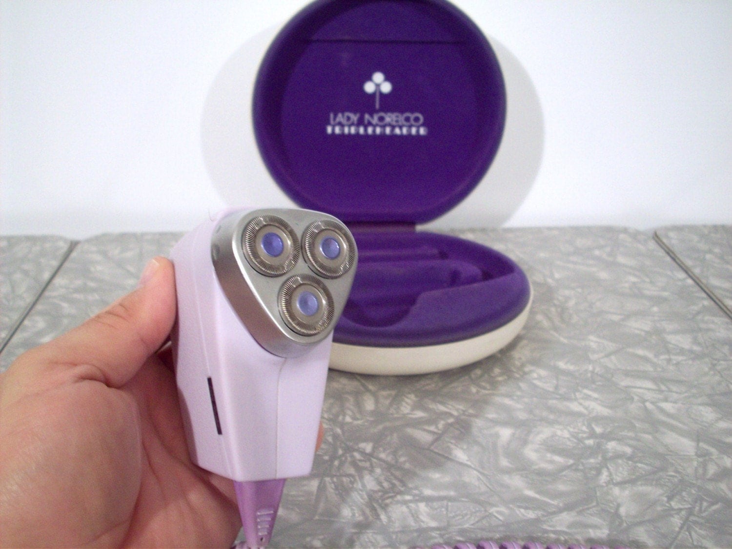 The Lavender Lady Norelco Tripleheader Electric Razor