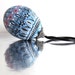 Spring Blue: Hand Painted Egg Ornament