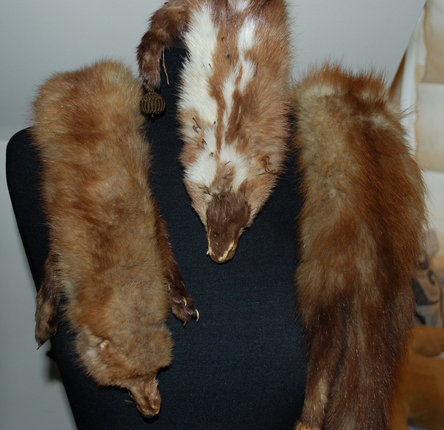 WEEKEND SALE Vintage Mink Stole 31 inches