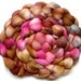Polwarth and Silk 85/15 Combed Top - Cowboy Rose, 5.4 oz.