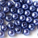 70 Purple Glass Pearl Beads 4mm No.7 (lo1)