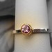 Pink Tourmaline Ring in Sterling Silver & 14k Gold by jetflair