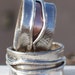 FIRE RING - Silver/Copper - Custom wedding band reserved for umgail