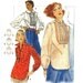 Vintage Blouse Sewing Pattern Ethnic Tunic Pin Tuck Bib Tuxedo Ruffle