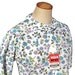 RESERVED for Jodi - do not buy - Vintage 60s Blouse Floral Print Lavender Aqua Blue Unworn Medium NWT