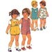 Vintage Sewing Pattern Toddler Unisex Jumpsuit Romper Playsuit size 1