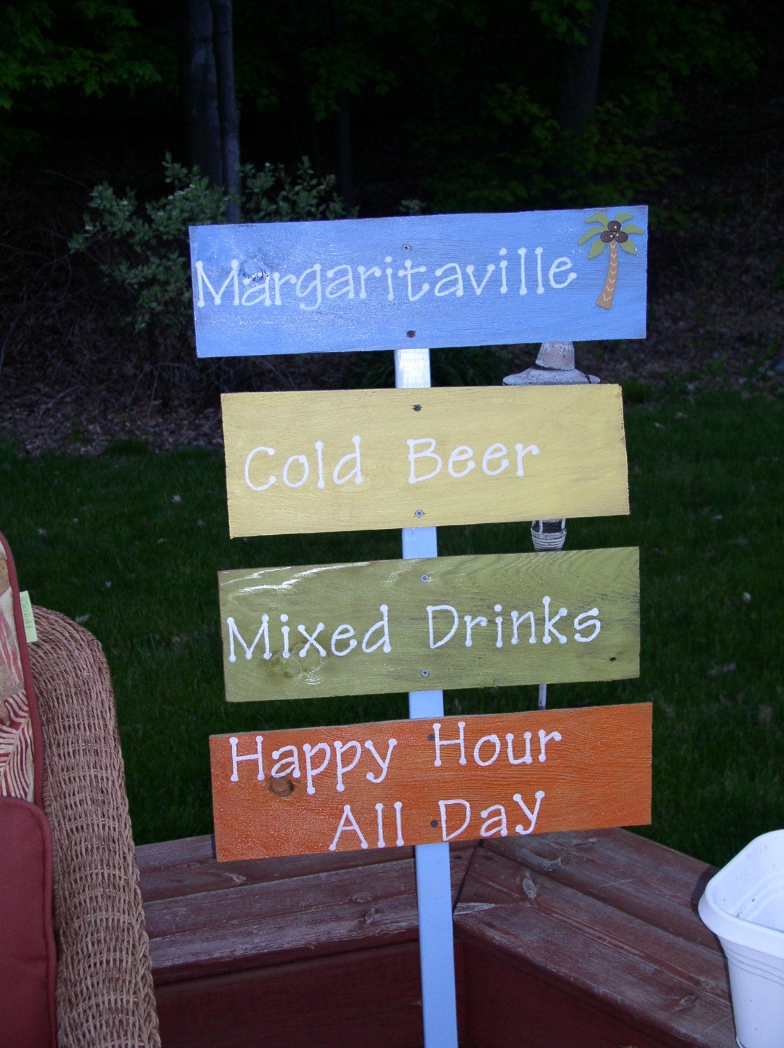 Items similar to Hand Painted Margaritaville Yard Signs on Etsy