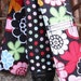 Reversible Camera Strap - Polka Dot Blooms