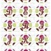 Bottle Cap Digital Images Alphabet Made to Match Gymboree Dots of Fun M2MG