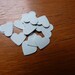 SALE Sky blue hearts confetti (set of 50)
