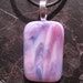 Pastel Fantasy fused glass pendant