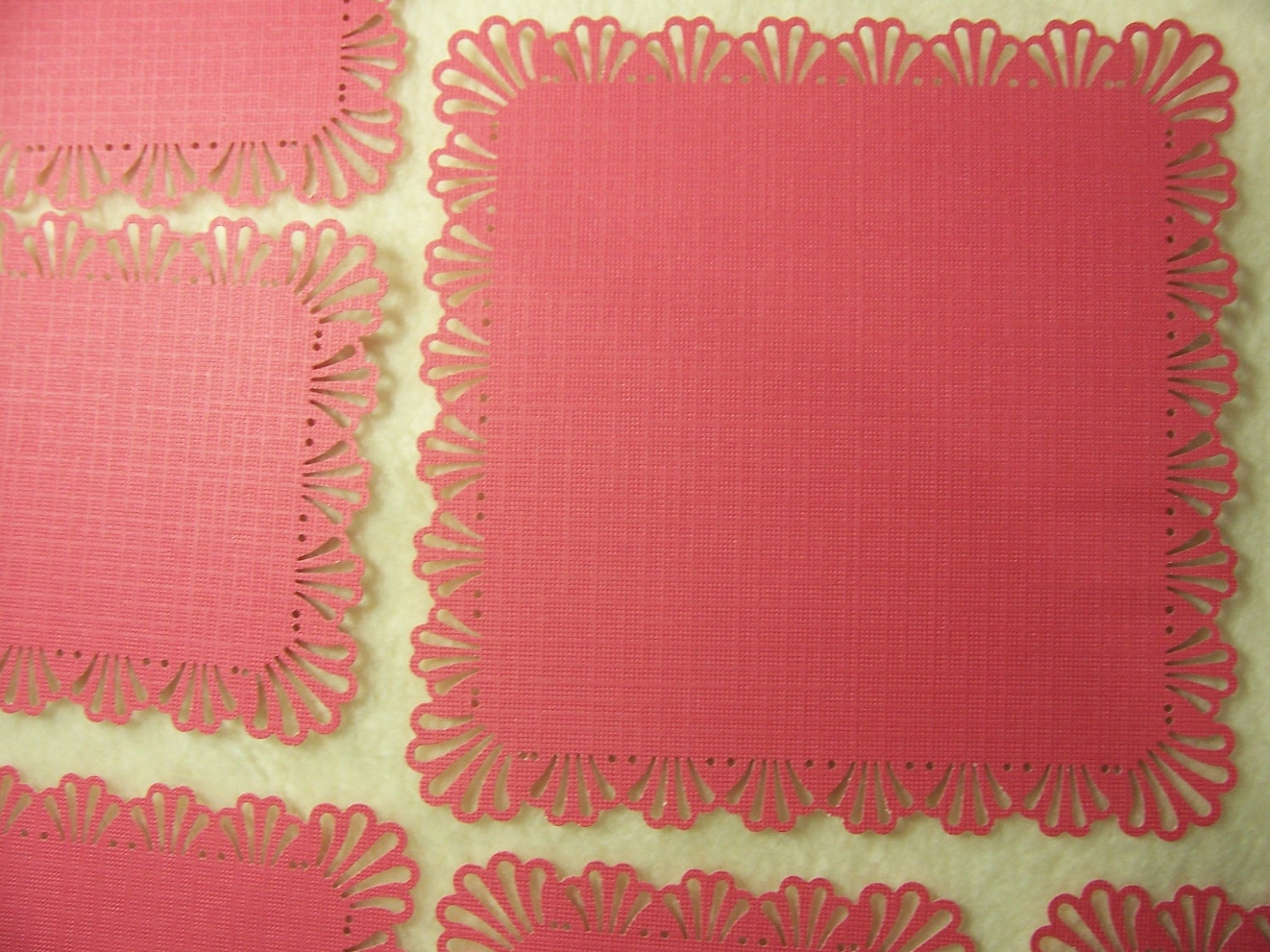 Scrapbook Mats...8 Piece Set of Very Lovely Deco Shell Border Scrapbook