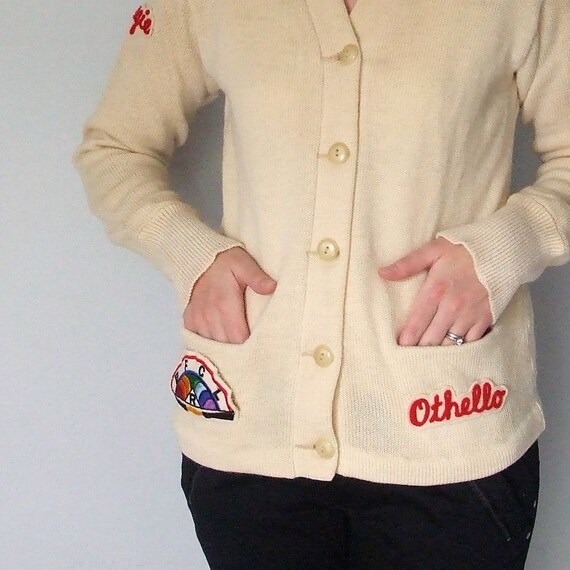 Vintage Letter Sweater