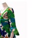Vintage 60s Hawaiian Dress - Mod Empire Waist Maxi Dress S