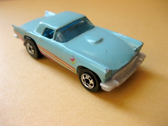 Vintage Aqua Classic Metal Hot Wheels Car 1977 by emmylucy