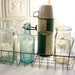 Two Vintage Industrial Wire Office Baskets - Kitchen Storage, Display, Industrial
