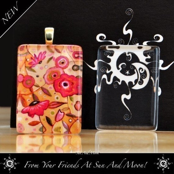 Items similar to The Elegant Rectangle Clear Rectangle Glass Tiles