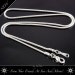 24 Beautiful High Quality 20 Inch Ultra Fine 1.2mm Silver Plated Snake Chain Necklaces with Lobster Clasps - - Beautiful on glass tiles, Scrabble tiles, dog tags, dominos, and bottle caps